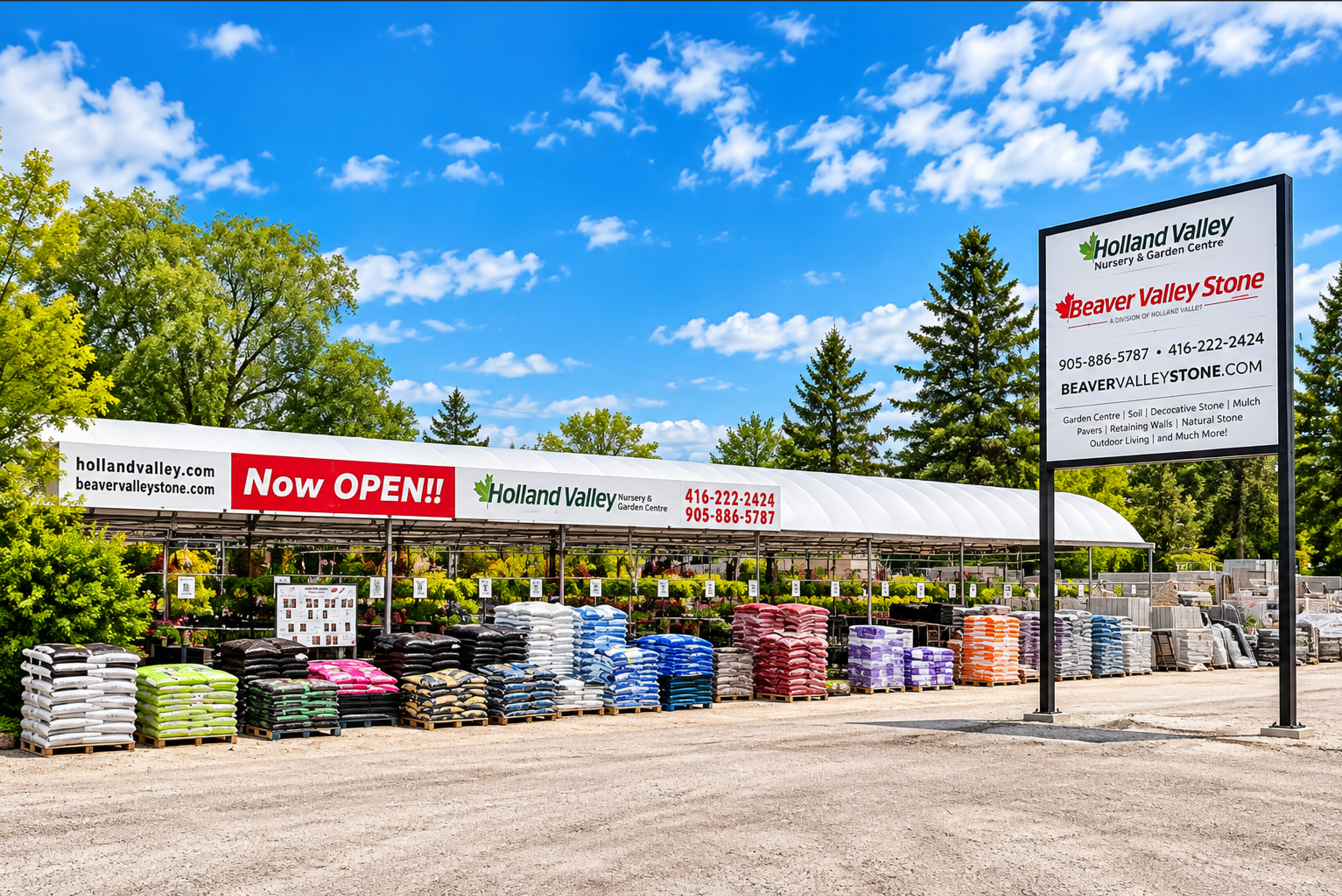 Garden Centre, Nursery and Stone Yard at Beaver Valley Stone