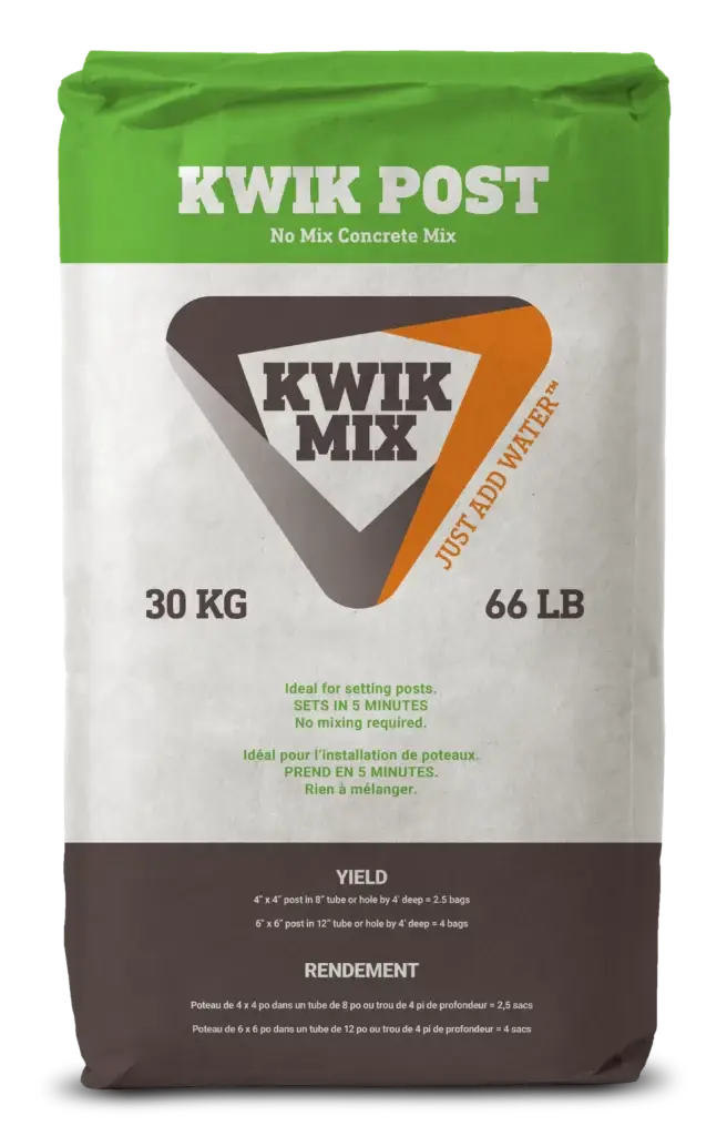 Kwik Mix Kwik Post fast set concrete mix