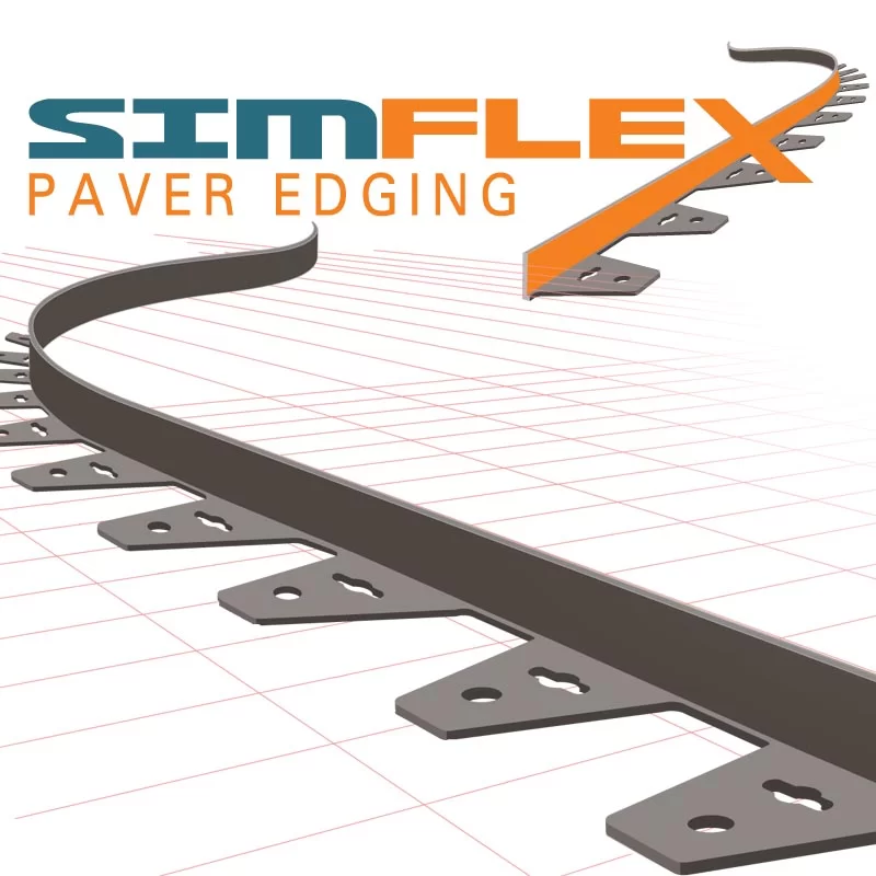 SimFlex Plastic Paver Edging